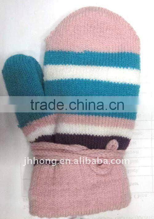 kids winter wool gloves/pretty gloves