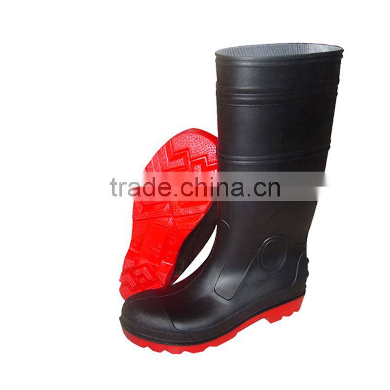 steel toe cap industrial safety boots for industry and mine
