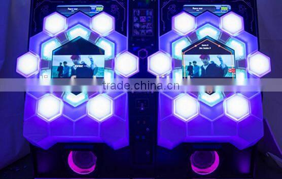 2017 Popularity of Dance Cube Amusement dancing game machine for sale