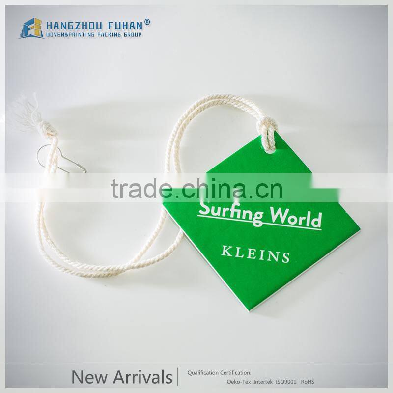 Hot Sale Fashionable Swing Tag, Garment Paper Hang Tag