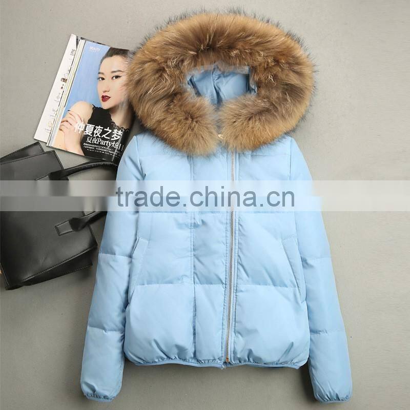 Latest Fashion Winter Short Down Jackets Woman Down Jacket Parka Winter 2016