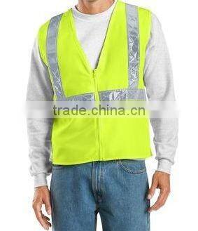 Unisex mortorcycle green safety vest&safety workwear