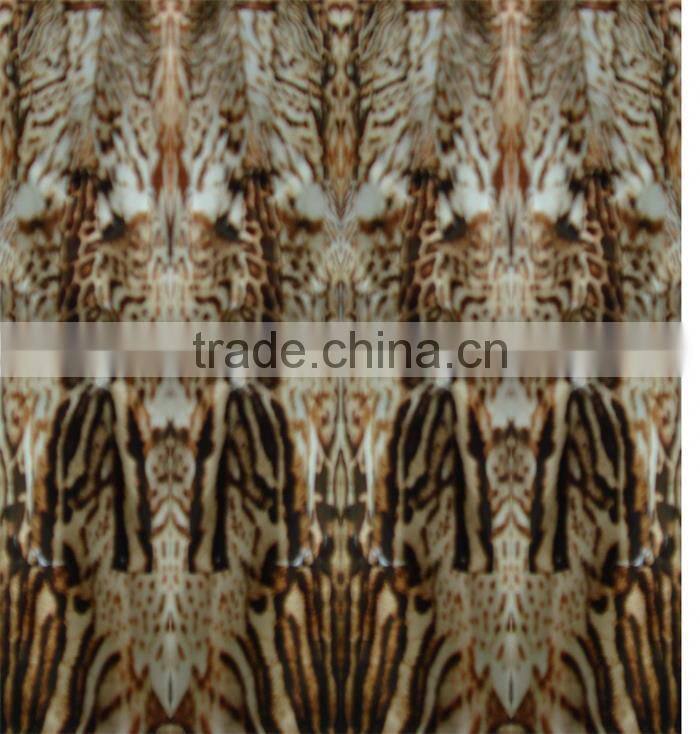 Leopard design stamped jacquard plush raschel blanket