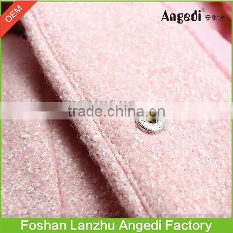 Children Girls Holiday Dress up winter xmas woolen Glitter overcoat