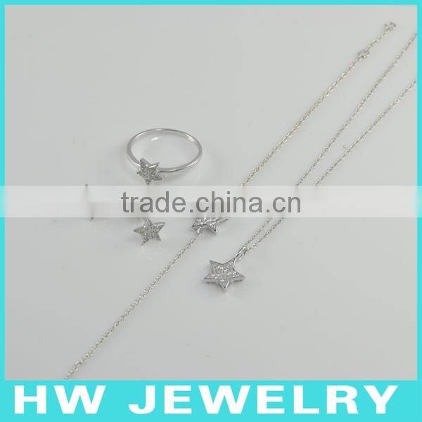 925 sterling silver Bridal Jewelry Set