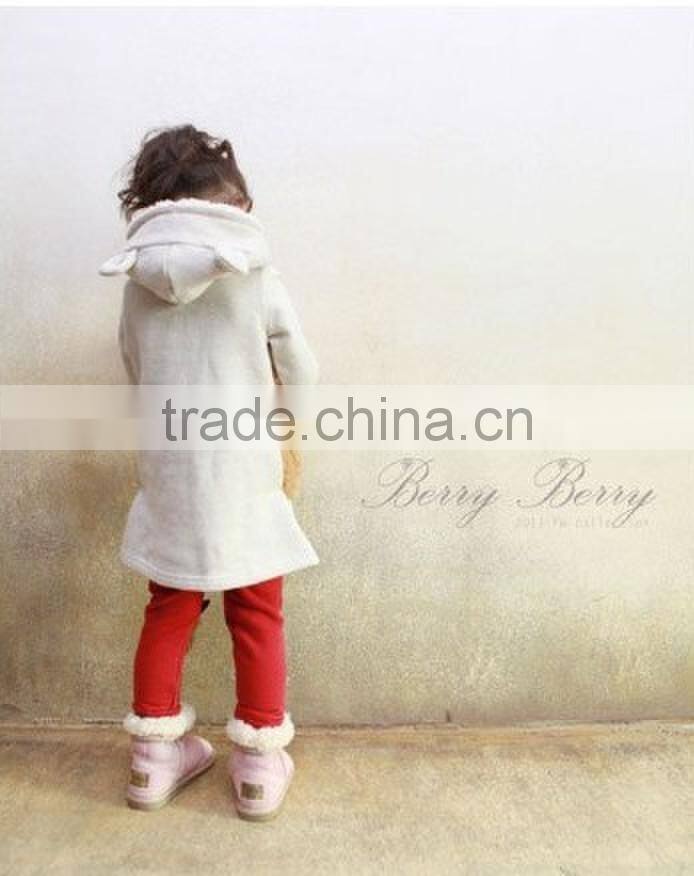 2015children clothing autumn winter Bear Sweater Fleece baby Set hoodie swearer sets