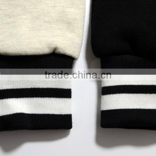 Wholesale blank baseball slim fit jacket for young man