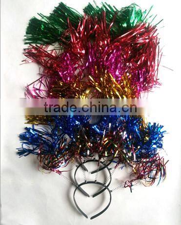 Christmas series toys soft plush hairband Cute snowman & Santa Claus hair jewelry for 2016 Christmas promotion gifts