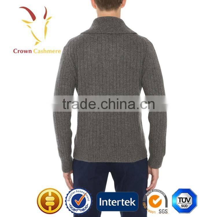 Custom Blend Cashmere Cardigan Sweater for Men