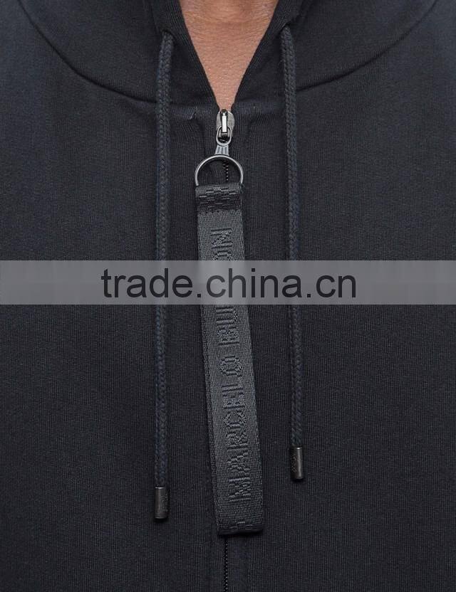 2017 wholesale gym sleeveless hoodie zip up sleeveless zip hoodie