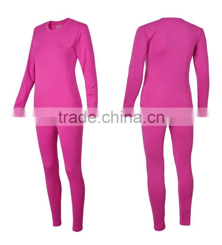 hot sale cheap design ladies knitted spring&autumn thermal underwear