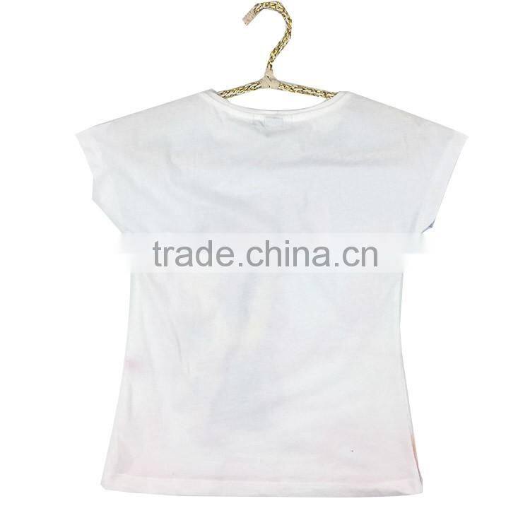 Fashion design girl T-shirt real photo show