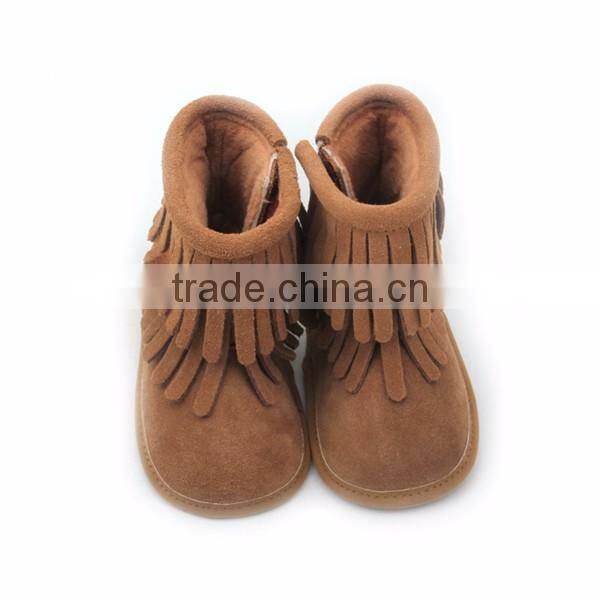 Wholesale boots shoes real leather baby shoes winter