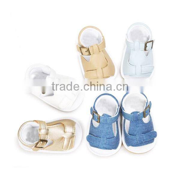 Guangdong wholesale shoe soft leather baby gladiator sandals