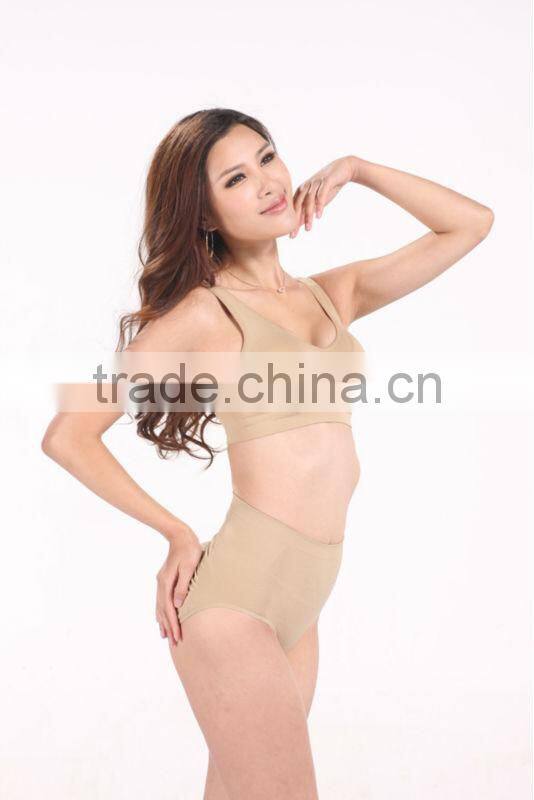 dresses new fashion 2013 Yiwu factory directly clothing wholesale seamless corset nylon yarn genie bra sets