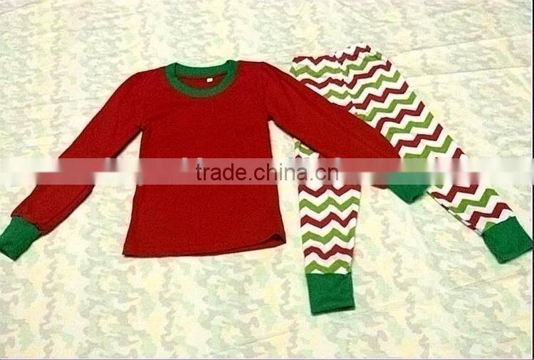 2017 New design comfort Kids green striped Family Christmas Pajamas Baby Toddler New Year Children Pajamas sets