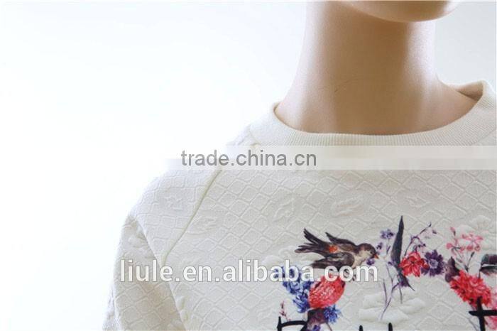 New design girls Simple sporty casual blouse women fashion long sleeve short blouse