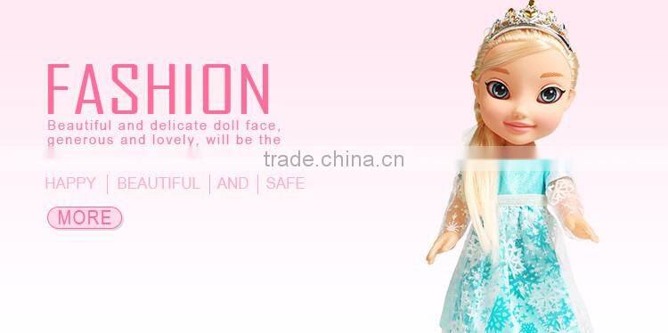 Mini real 16 inch bjd elsa girl barbiee fashion royalty doll