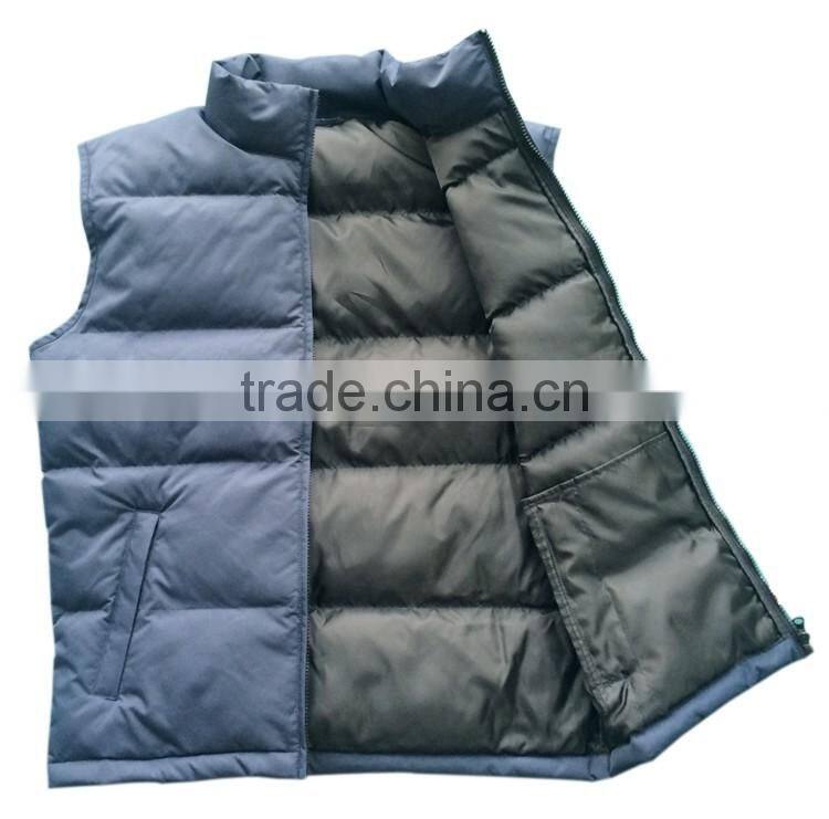 2016 mens wear padding vest gilet man