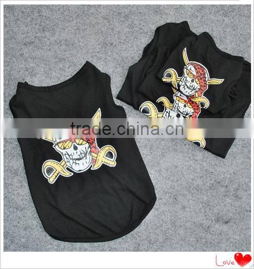 High quality Factory R & D pirate T-Shirt dog costume