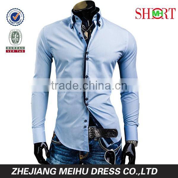 Latest style men's dress shirt fashion gay men shirts