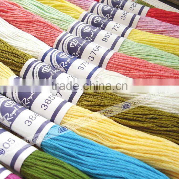 Wholesale cotton threads Cross stitch thread embroidery threads