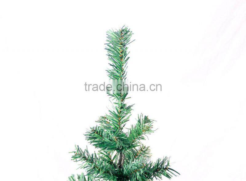120cm cheap mini PVC plastic base artificial Christmas Tree