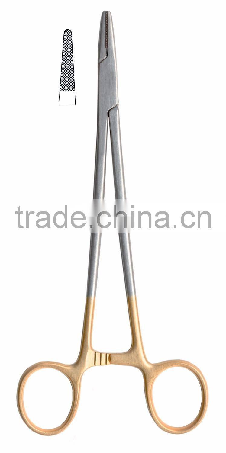7" Straight Tip Mayo Hegar Needle Holder Forceps