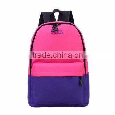 Factory direct wholesale brand Harajuku backpack canvas bag hit Korean maple leaf color for men and women students
