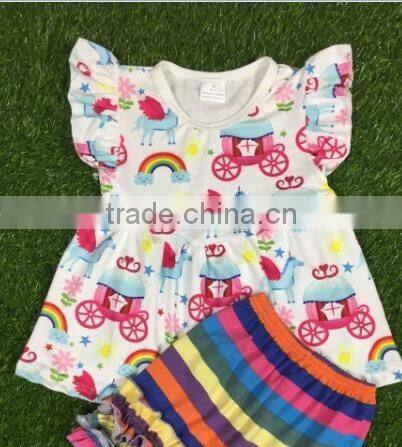 2016 Baby Halloween Costume Wholesale Clothing,Long Sleeve polka-dot pants capri set,cotton design