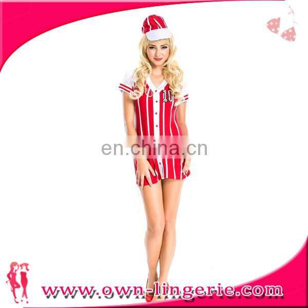 Womens Soft Fur Trim Red Santa Teddy and Skirt Christmas Costume