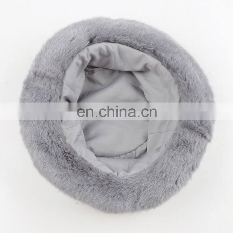 TOROS new fashion cool custom winter grey fleece fake fur hat for lady