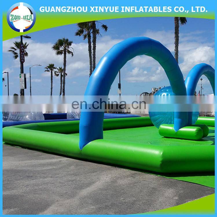 Durable using inflatable zorb ball track for adult