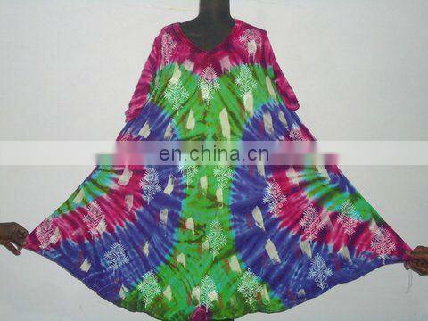 Rayon Tie Dye Dress
