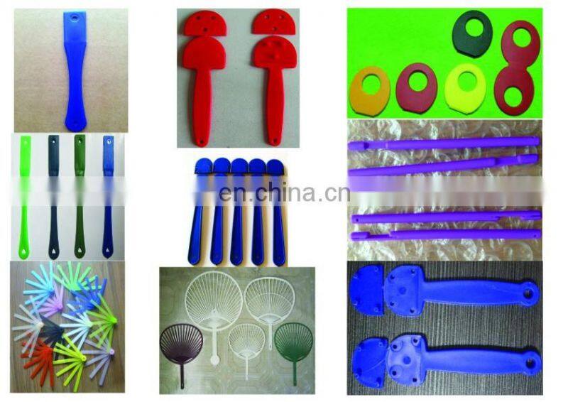 cmyk offset two both side printing diy paper hand fan