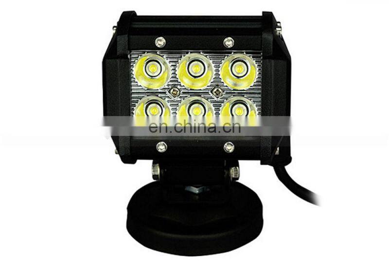 SUV ATV Flood 12V 4" 18W LED Light Bar LED Work Light