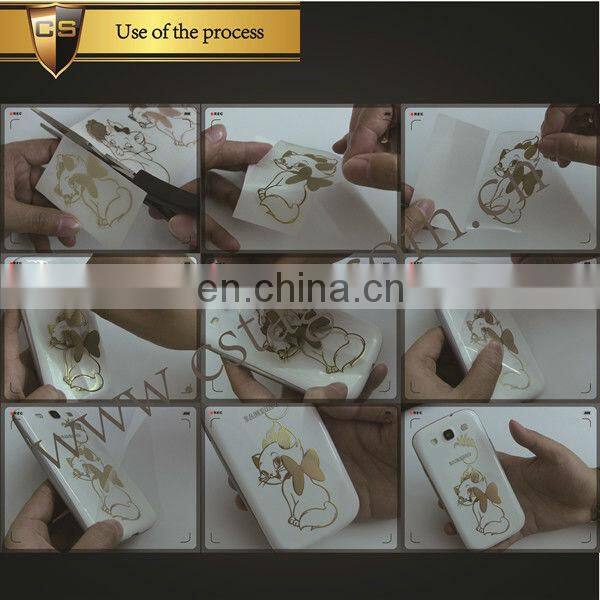 Fashion sunglasses decorative metal stickers