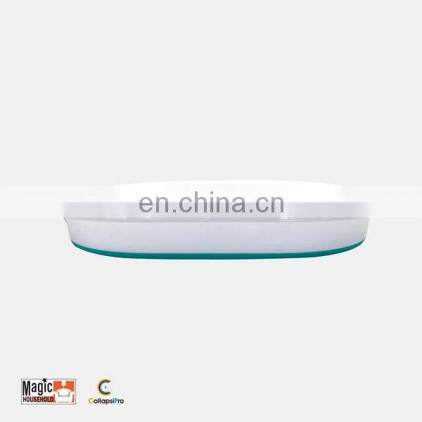 27L Plastic Collapsible household Laundry basket storage container