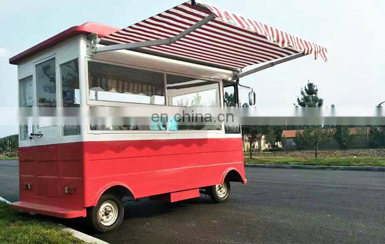 street mobile food cart chinese hot dog cart electric fast food truck