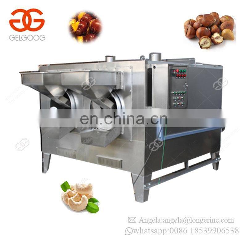 Continuous Cashew Nut Walnut Hazelnut Chickpea Malt Roasting Machinery Peanut Pumpkin Sunflower Seeds Roaster Machine