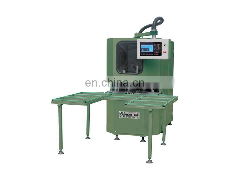 6 Tools CNC Automatic UPVC Door Window Frame Corner Cleaning Machine