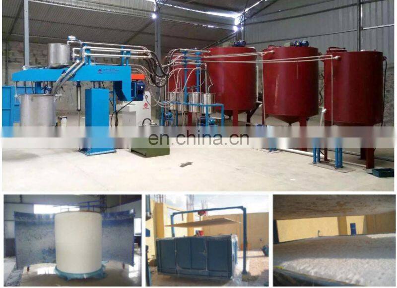 ECMT-131A Polyurethane automatic batch mattress sponge foam foaming making machine