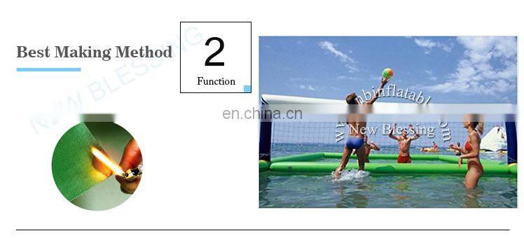 Used water sports equipment inflatable beach volleyball court