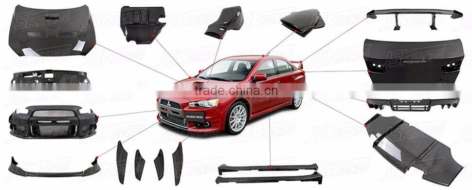 FOR EVO 10 EVO X CARBON FIBER SPARK COVER FOR MITSUBISHI LANCER EVO X EVO 10 (JSK200809)