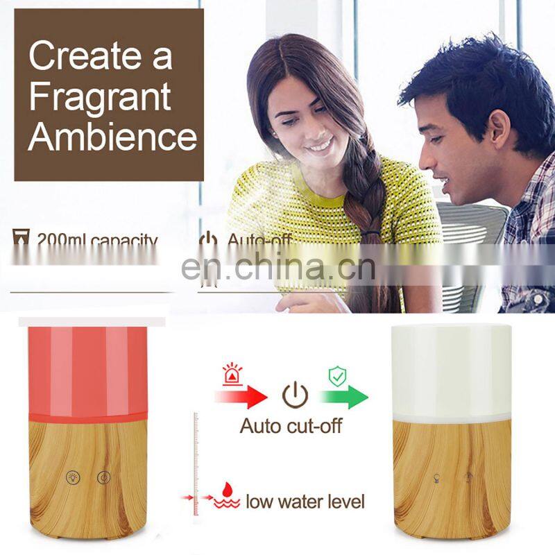 Factory price essential oil humidifier 200ml music aroma diffuser with bluetooth speaker for room