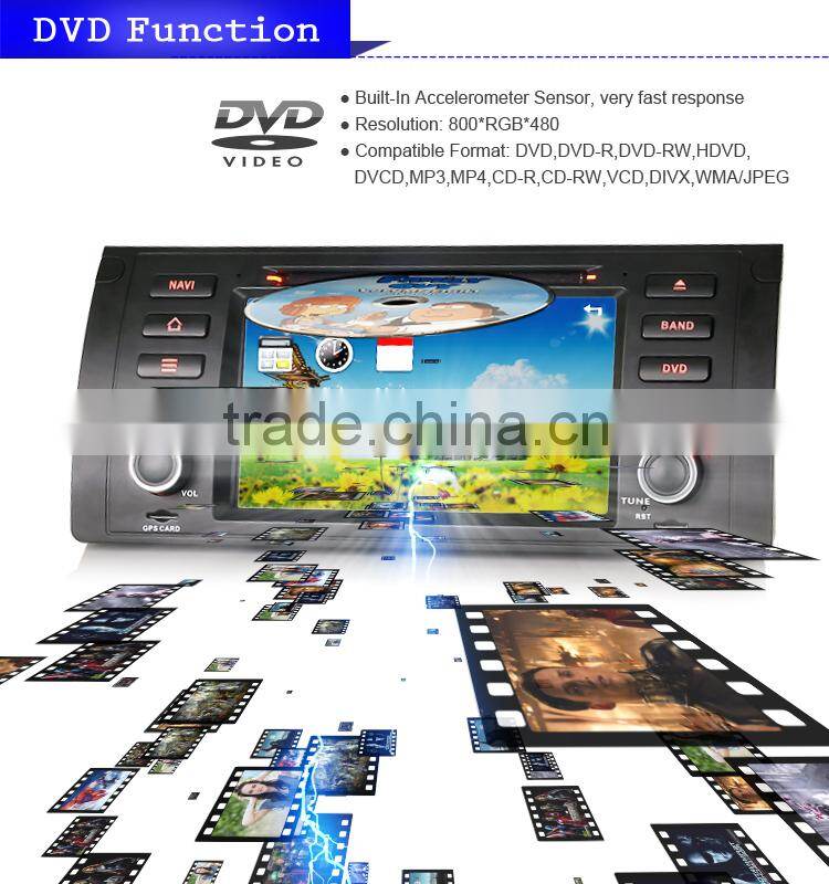 Erisin ES7153B 7" Autoradio Touch Screen 1 Din Car DVD Players GPS