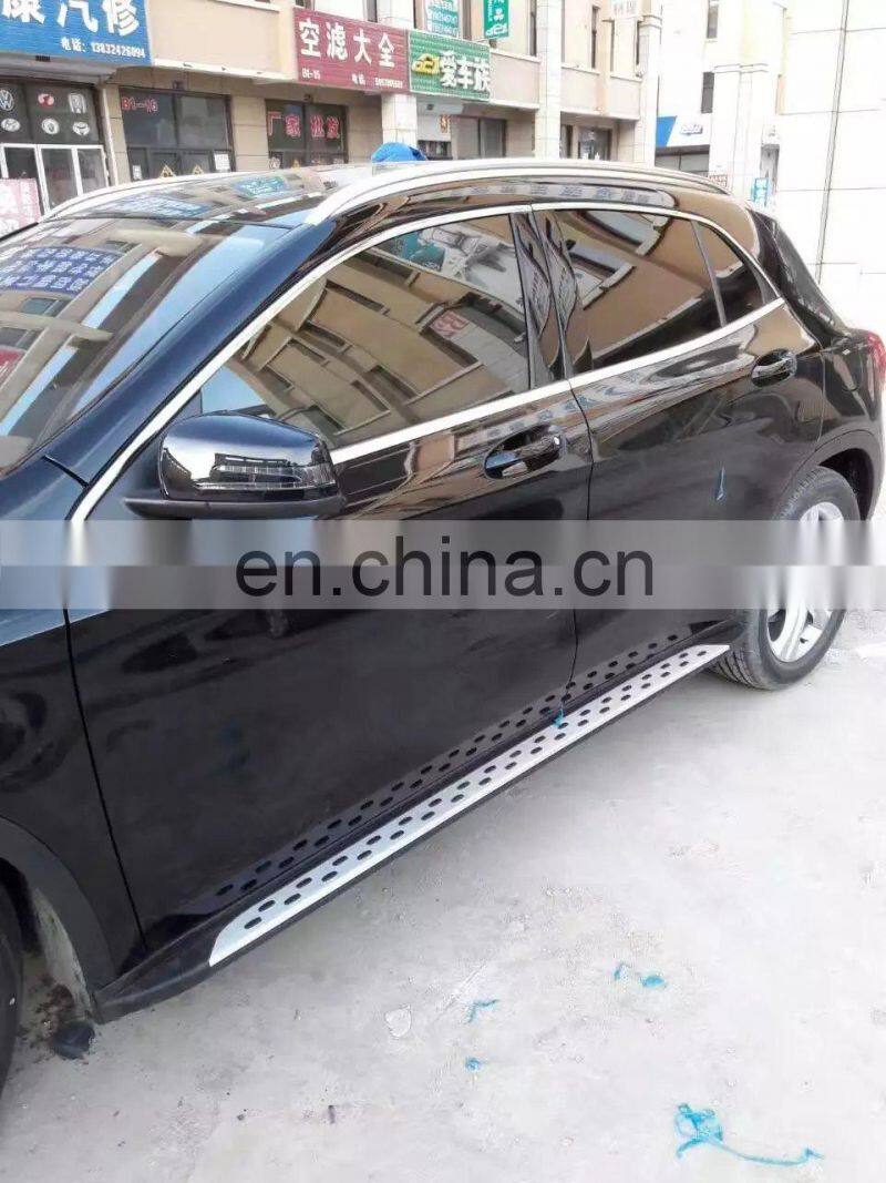 car exterior accessories running boards for benz GLA W156 GLA200/220/250/260 side step 2015+