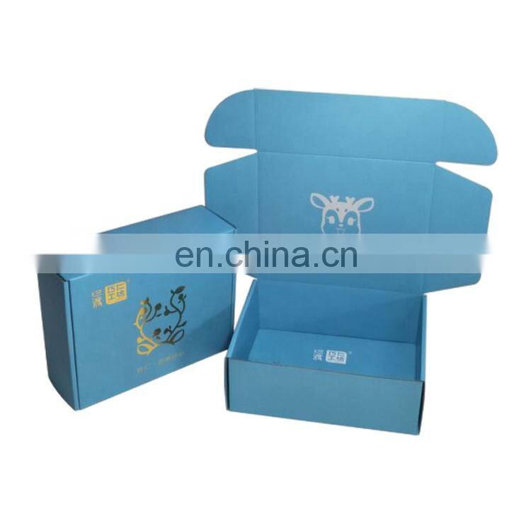 Economic manufacture corrugated box with CMYK custom logo mail order cajas de carton boxes