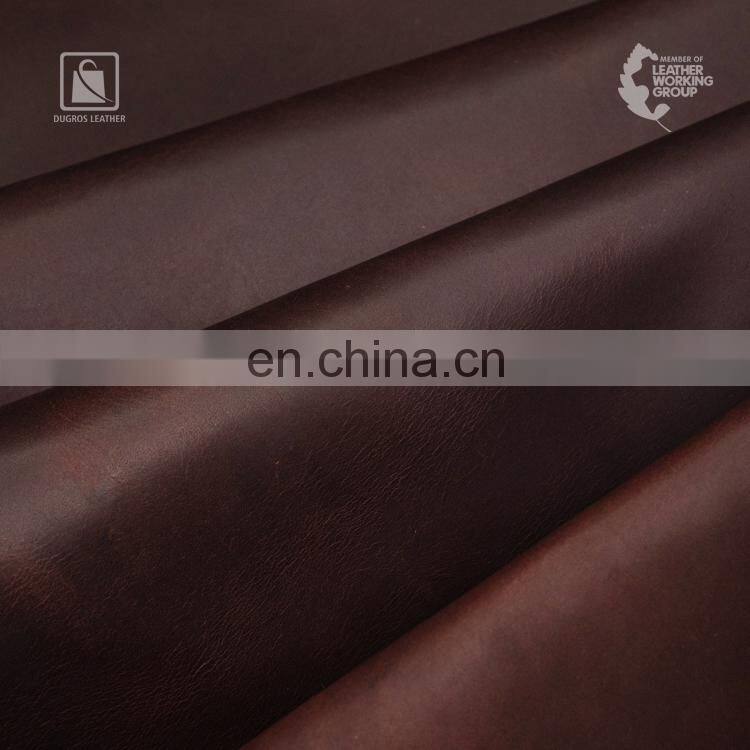 22 Sqft Size Full Grain Natural, Vintage, Oil/Waxed Surface Vegetable Tanned Genuine Leather for Sale