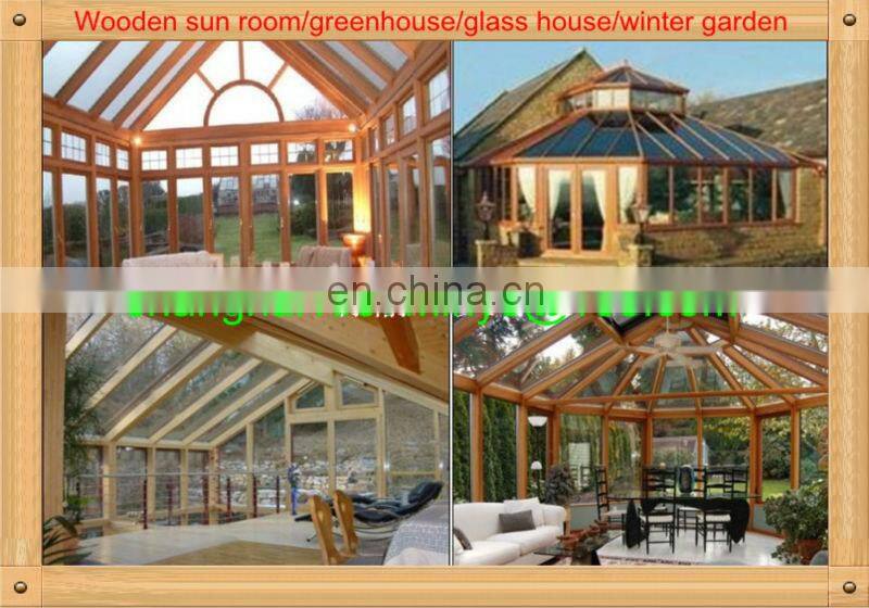 Factory price sun room design winter garden glass room made in china